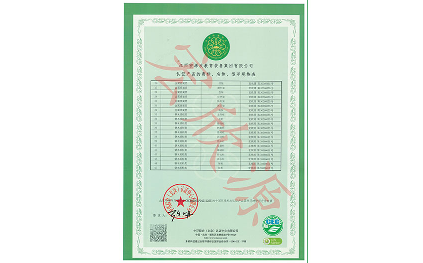 中國環(huán)境標志產(chǎn)品認證證書